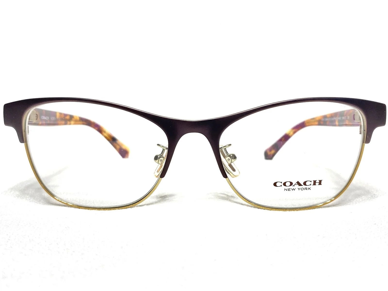 NEW Coach HC5074 9241 Womens Purple/Gold Square Designer Eyeglasses Frames 54/17