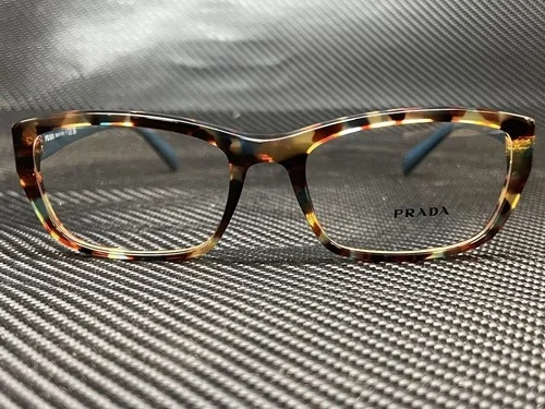 PRADA PR 18OV NAG1O1 Spotted Blue Rectangle Women 2
