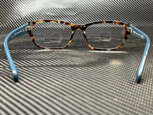 PRADA PR 18OV NAG1O1 Spotted Blue Rectangle Women 4