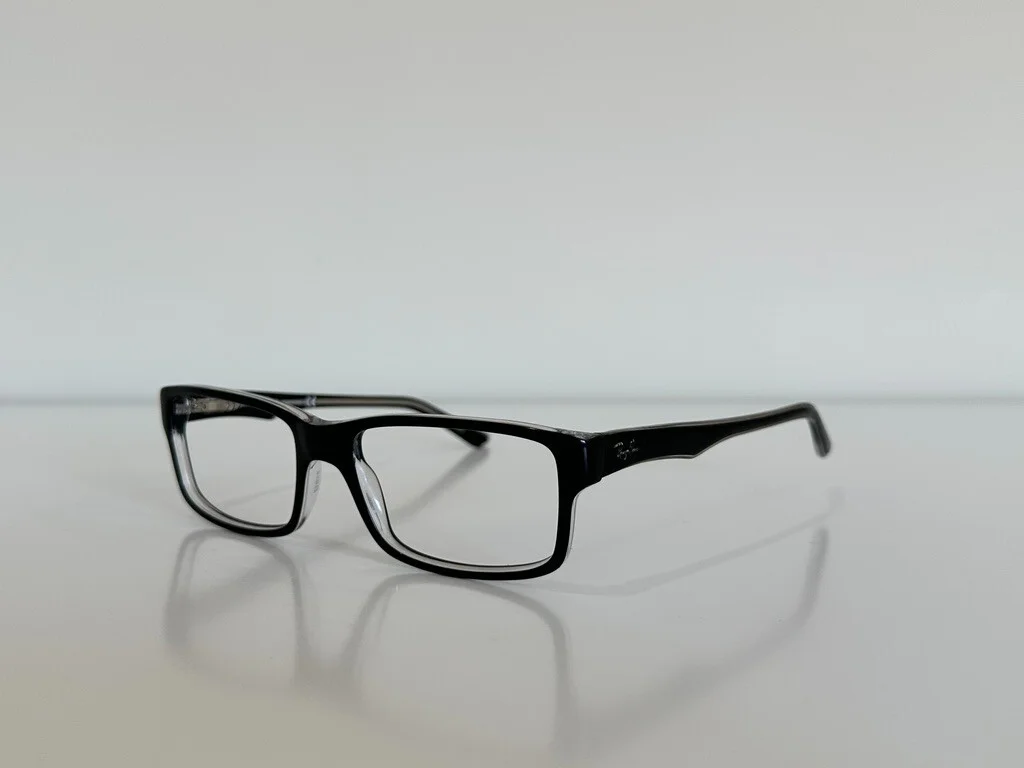 Ray-Ban RB5245 2034 Black Rectangle Eyeglasses Frame 54-17-145