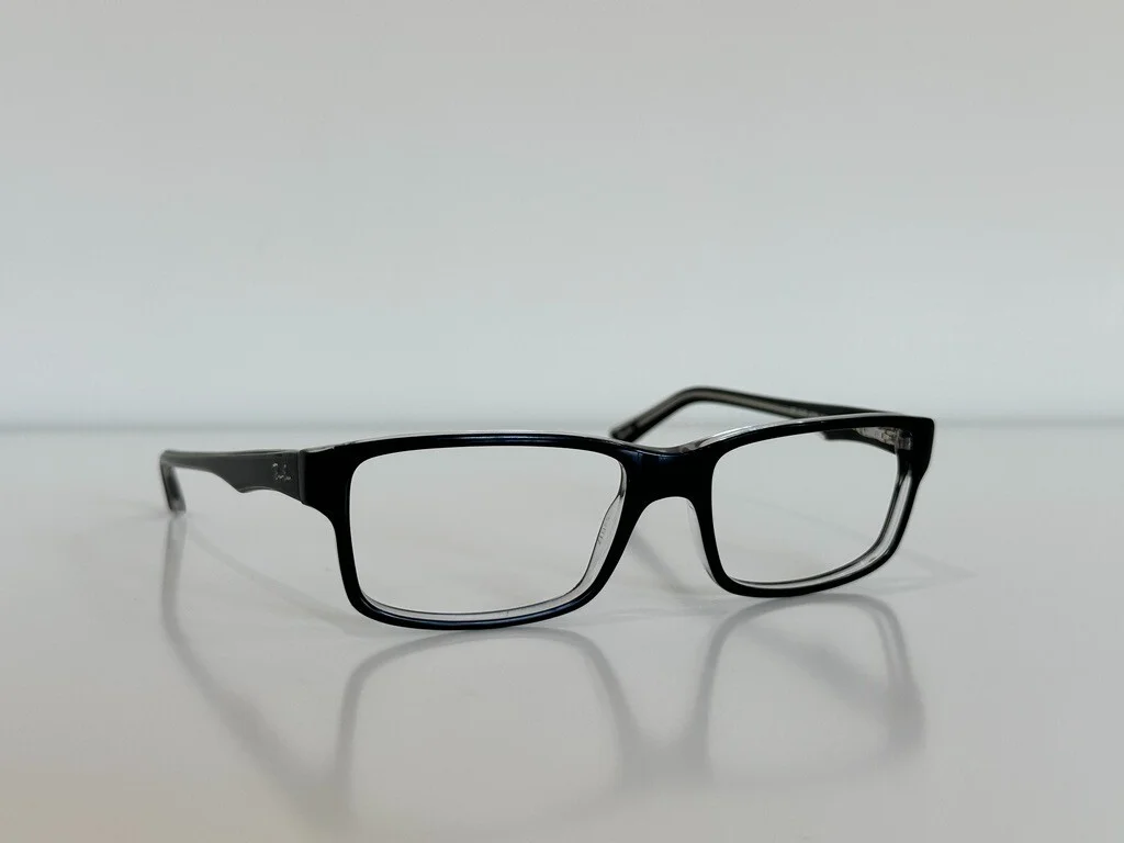 Ray-Ban RB5245 2034 Black Rectangle Eyeglasses Frame 54-17-145 3