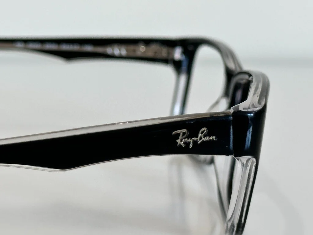 Ray-Ban RB5245 2034 Black Rectangle Eyeglasses Frame 54-17-145 4